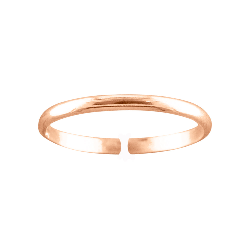 Classic - Rose Gold Filled Adjustable Toe Ring - TRA01 RG