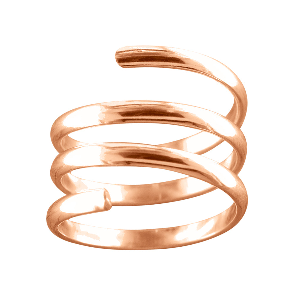 Coil - Rose Gold Filled Thumb Ring - TH09 RG
