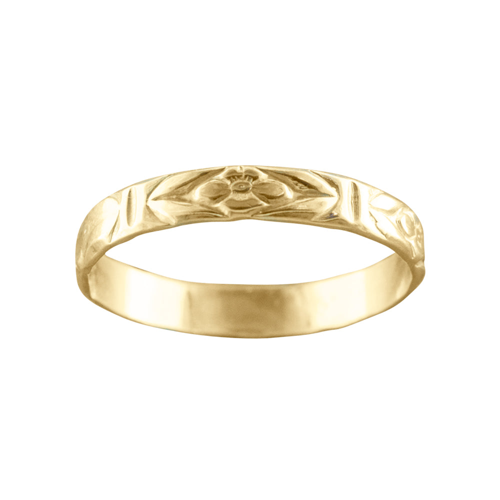 Fluer de Lei - Gold Vermeil Toe Ring - TR13 GV