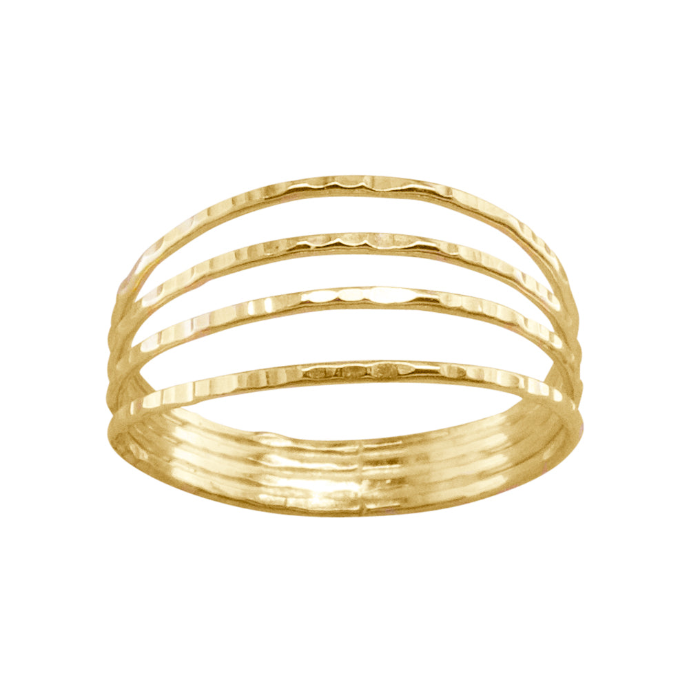Four Wire - Gold Filled Thumb Ring - TH10 GF