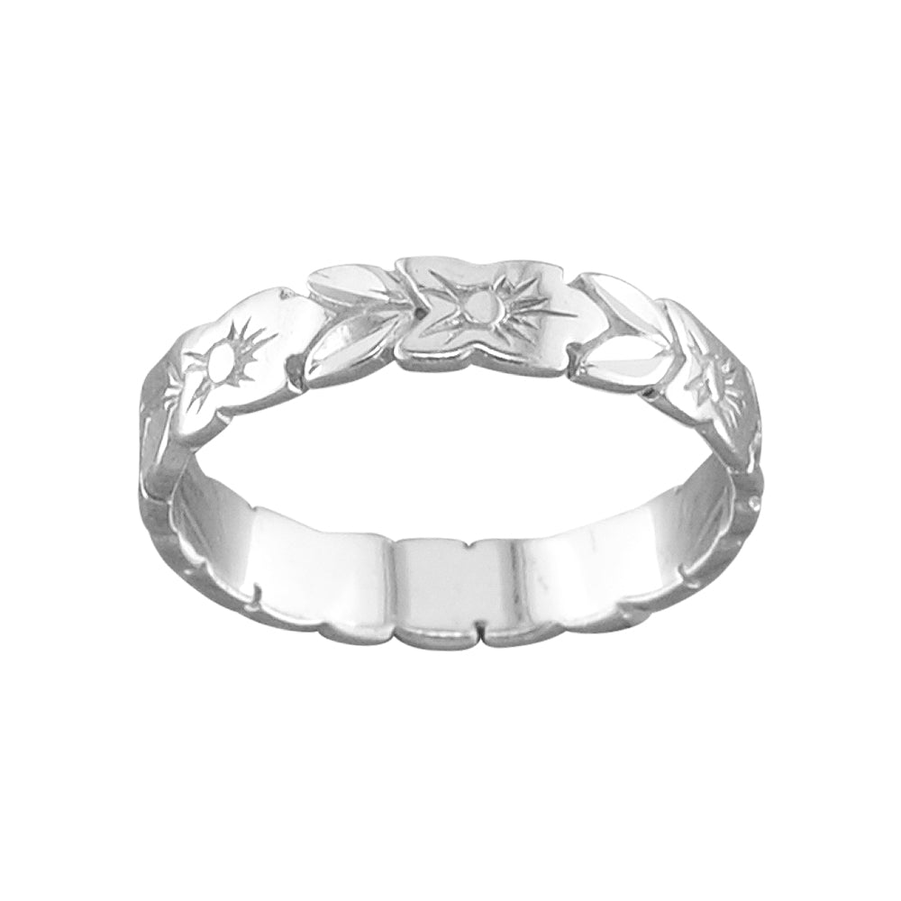 Haku Lei - Sterling Silver Thumb Ring - TH48 SS