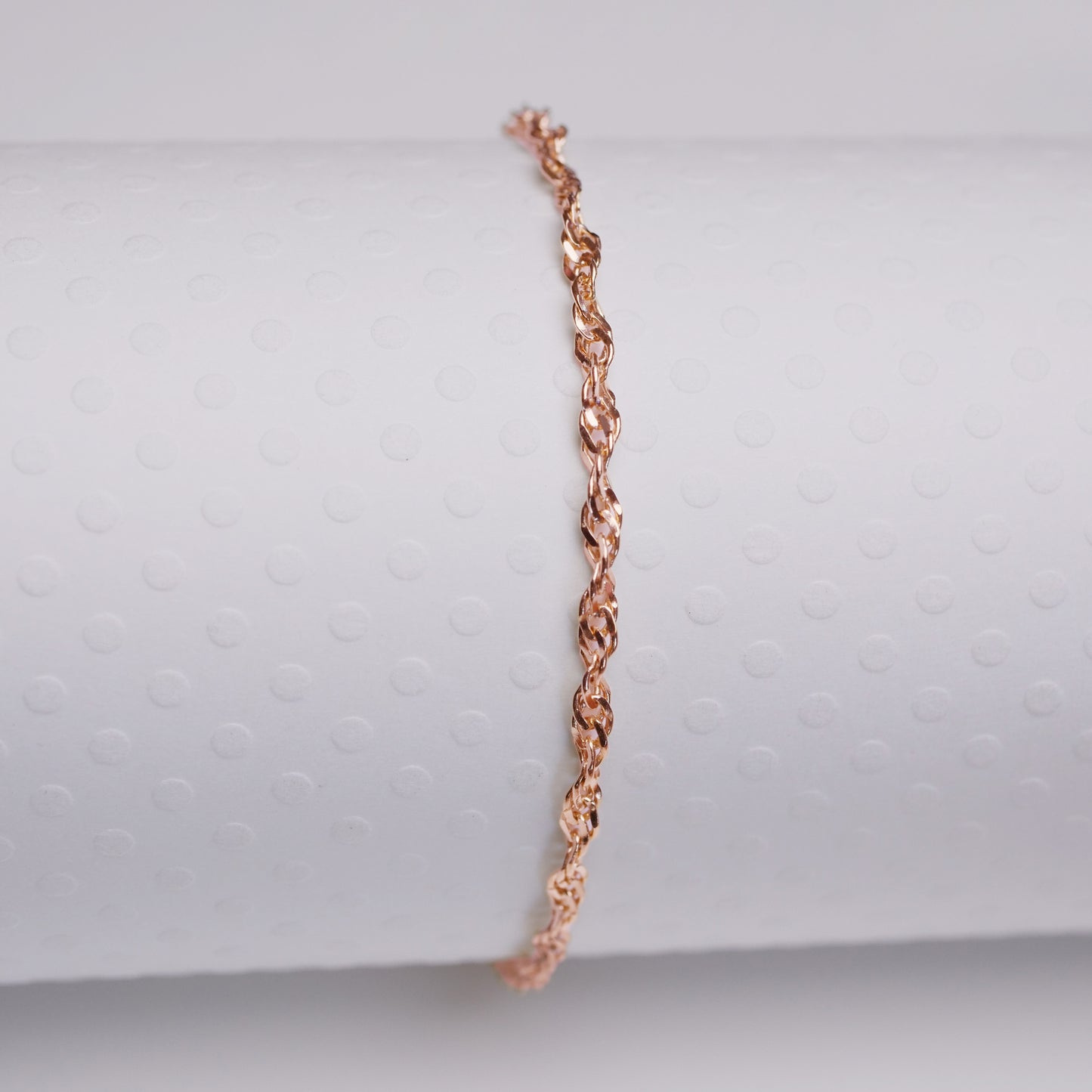 Twisted - Rose Gold Vermeil Anklet - ANK01 RG