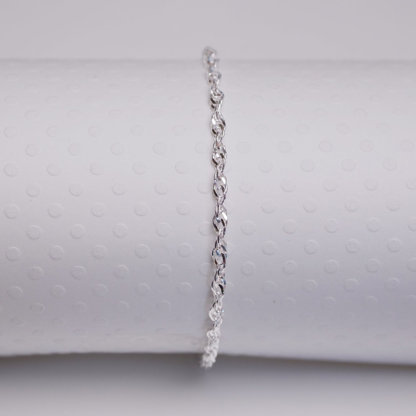 Twisted - Sterling Silver Anklet - ANK01 SS