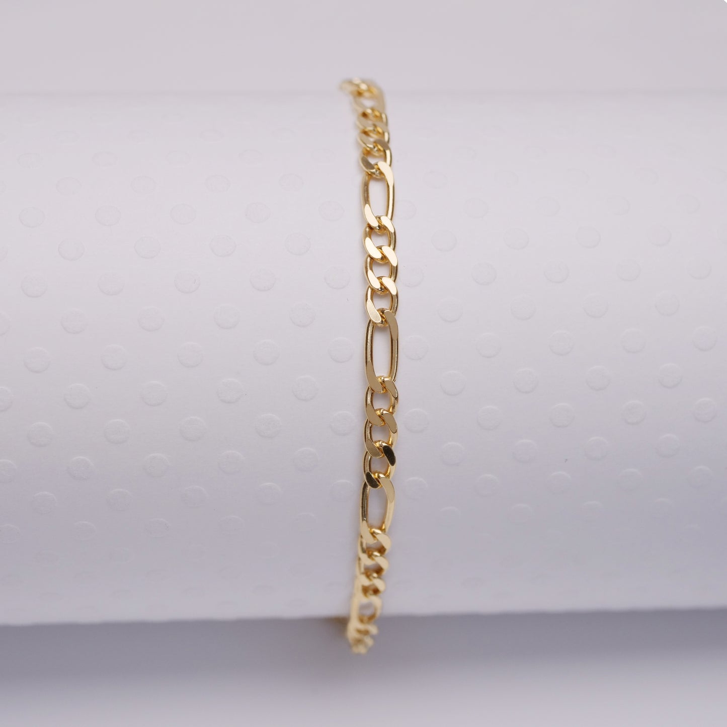 Figaro - Gold Vermeil Anklet - ANK09 GV