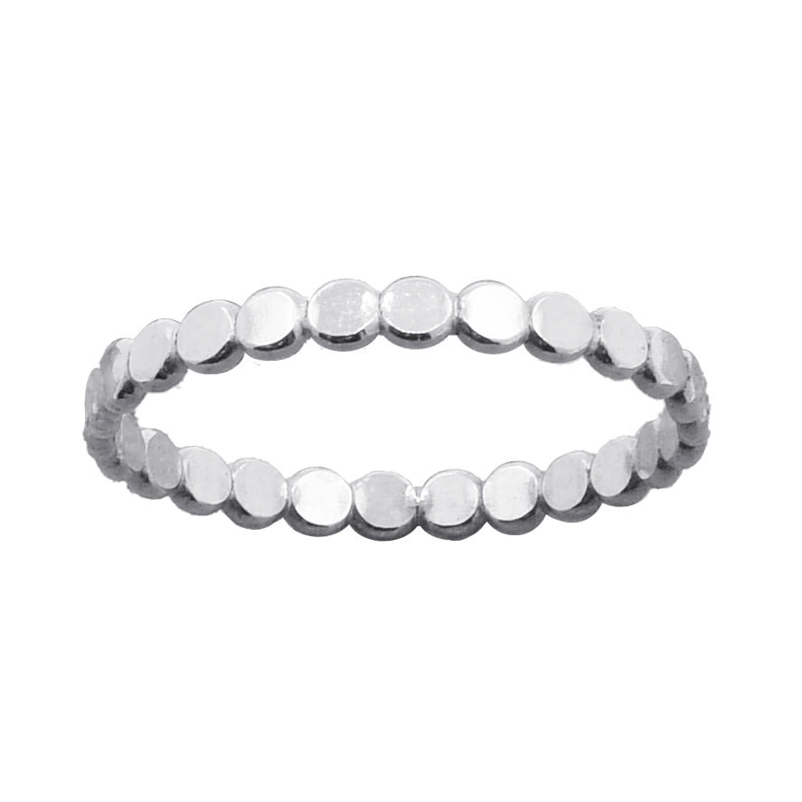Dots - Sterling Silver Big Toe Ring - TR08-XL SS