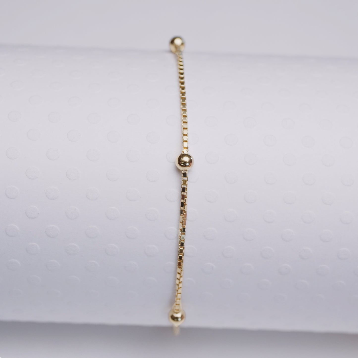 Satellite - Gold Vermeil Anklet - ANK03 GV