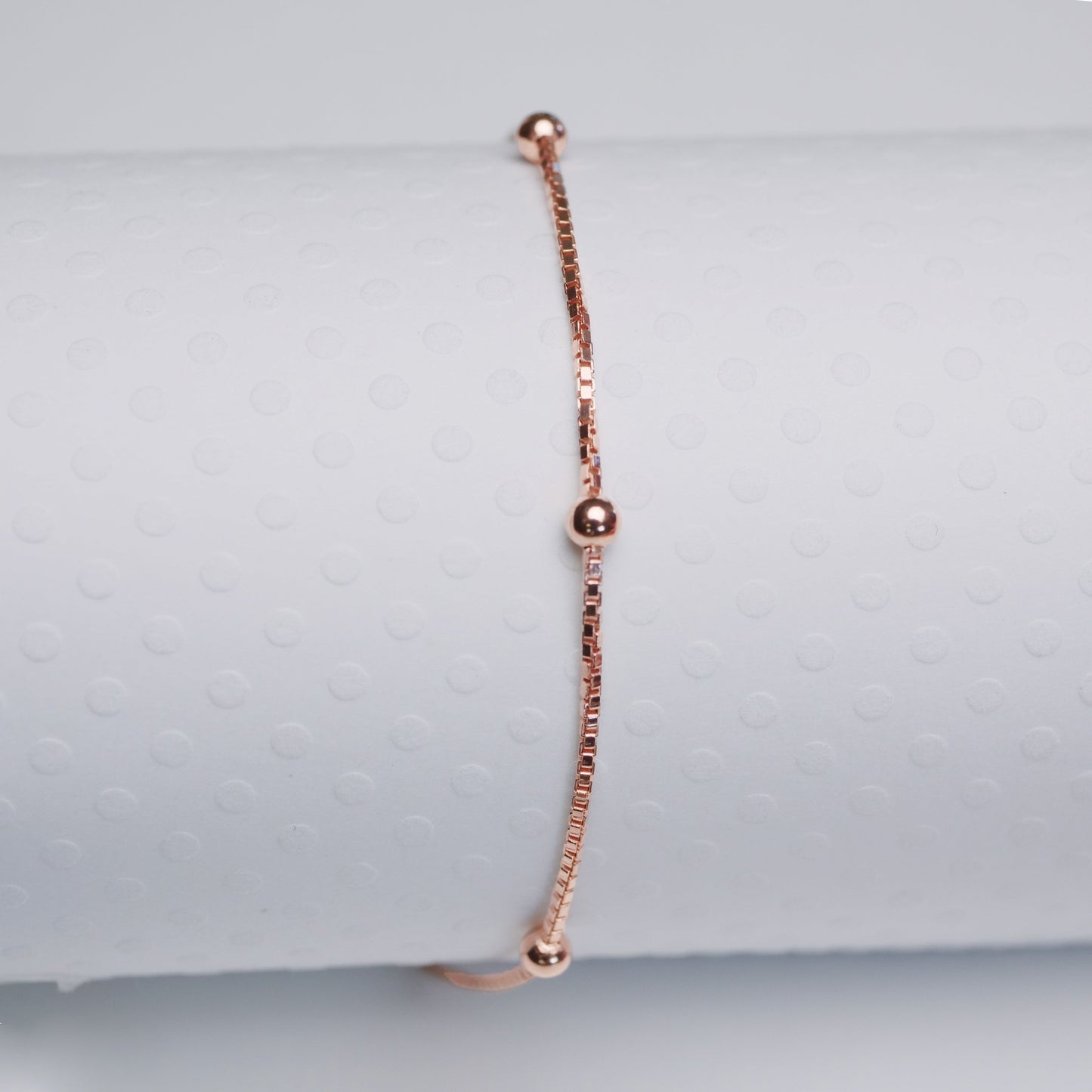 Satellite - Rose Gold Vermeil Anklet - ANK03 RG