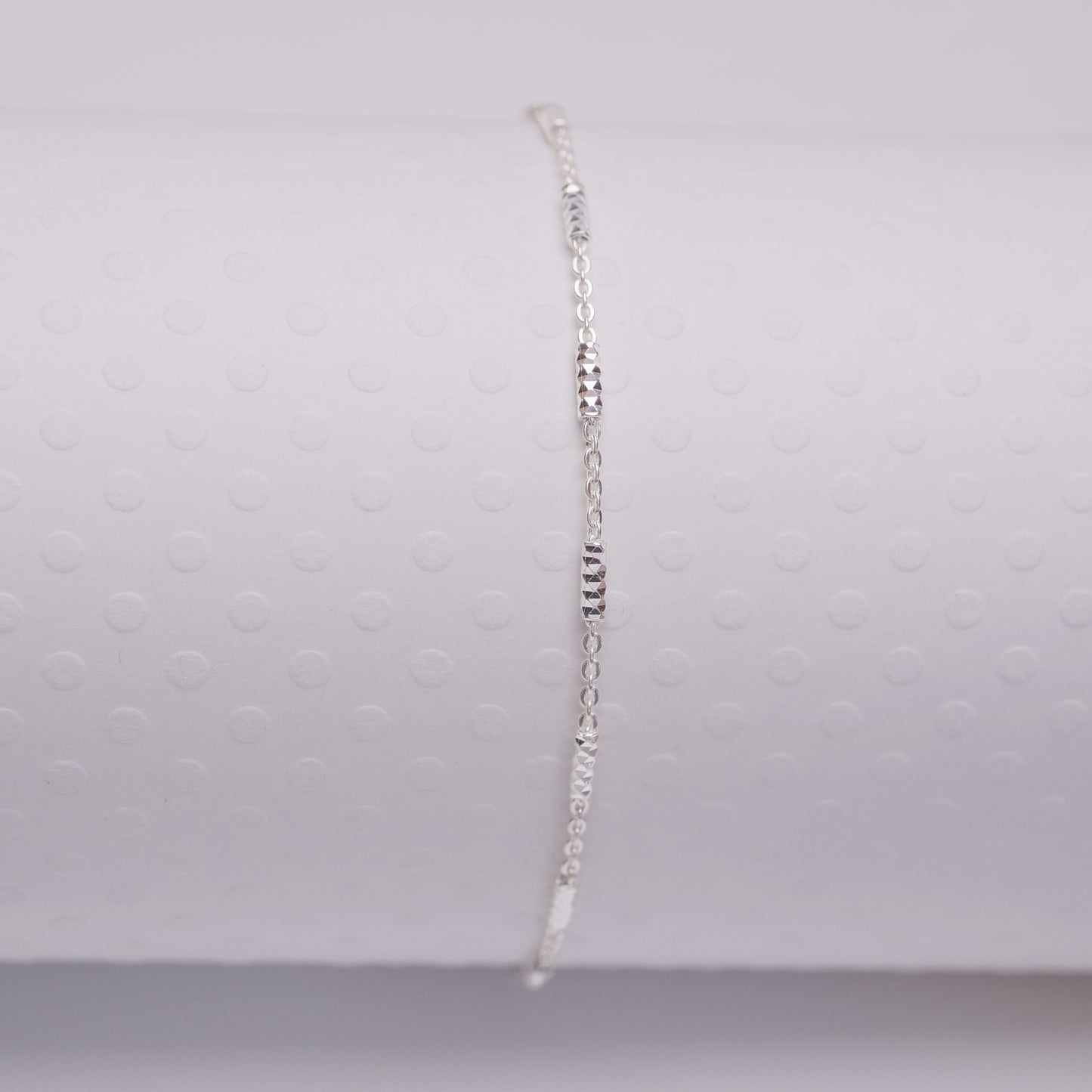 Sparkle - Sterling Silver Anklet - ANK08 SS