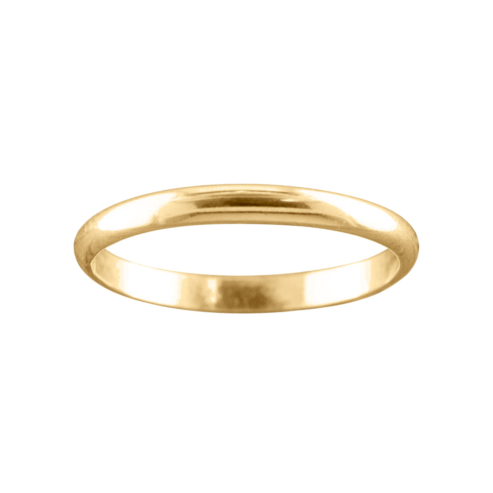 2mm Gold Filled Flat Ring