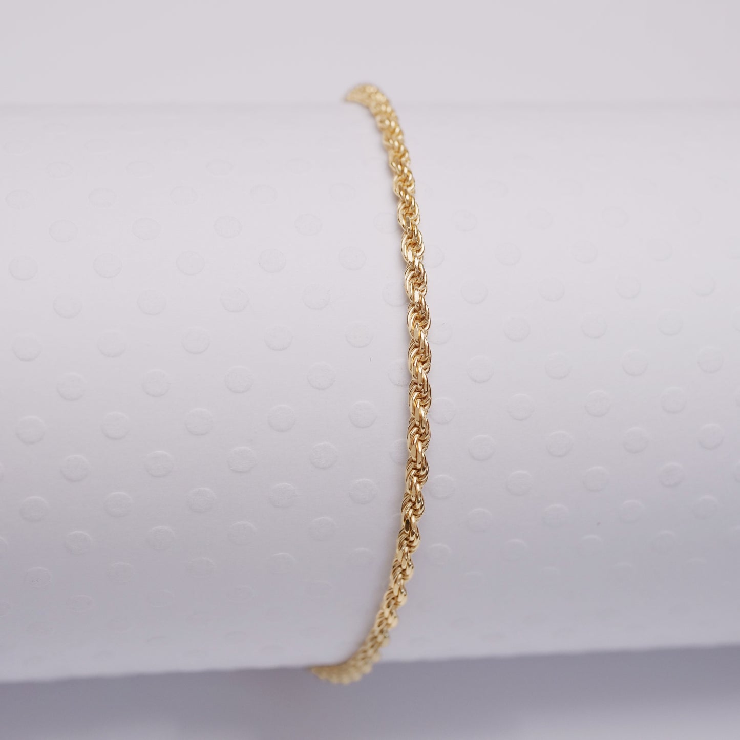 Rope - Gold Vermeil Anklet - ANK11 GV
