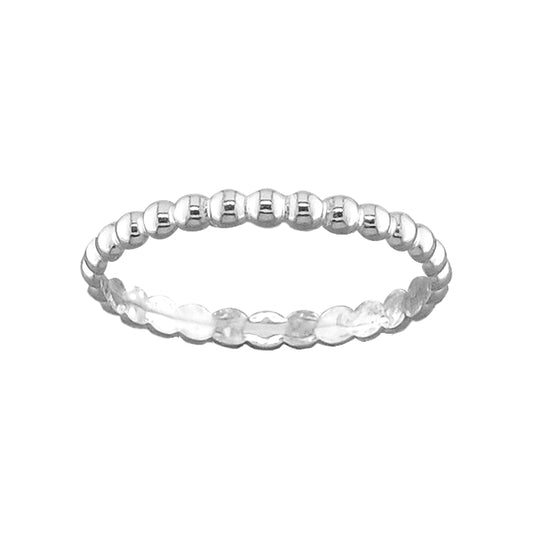 Bead - Sterling Silver Toe Ring - TR39 SS