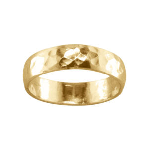 Bold Hammered - Gold Filled Thumb Ring - TH03-H GF