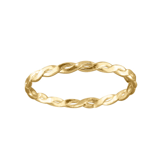 Braid - Gold Filled Thumb Ring - TH04 GF