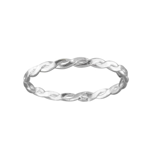 Braid - Sterling Silver Thumb Ring - TH04 SS