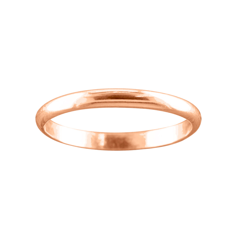Classic 2mm - Rose Gold Filled Toe Ring - TR30 RG