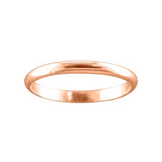 Classic 2mm - Rose Gold Filled Thumb Ring - TH30 RG