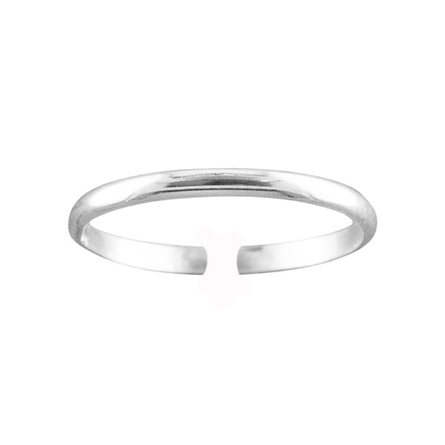 Classic - Sterling Silver Adjustable Toe Ring - TRA01 SS
