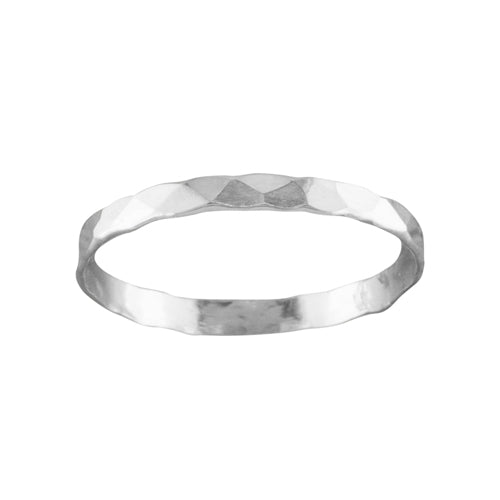 Classic Hammered - Sterling Silver Toe Ring - TR01-H SS