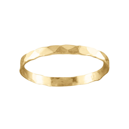 Classic Hammered - Gold Filled Thumb Ring - TH01-H GF