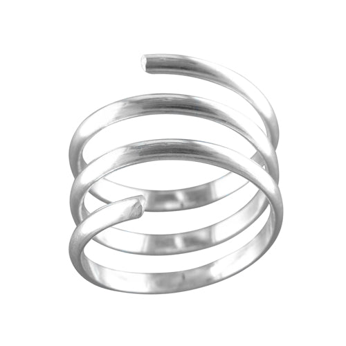 Coil - Sterling Silver Thumb Ring - TH09 SS