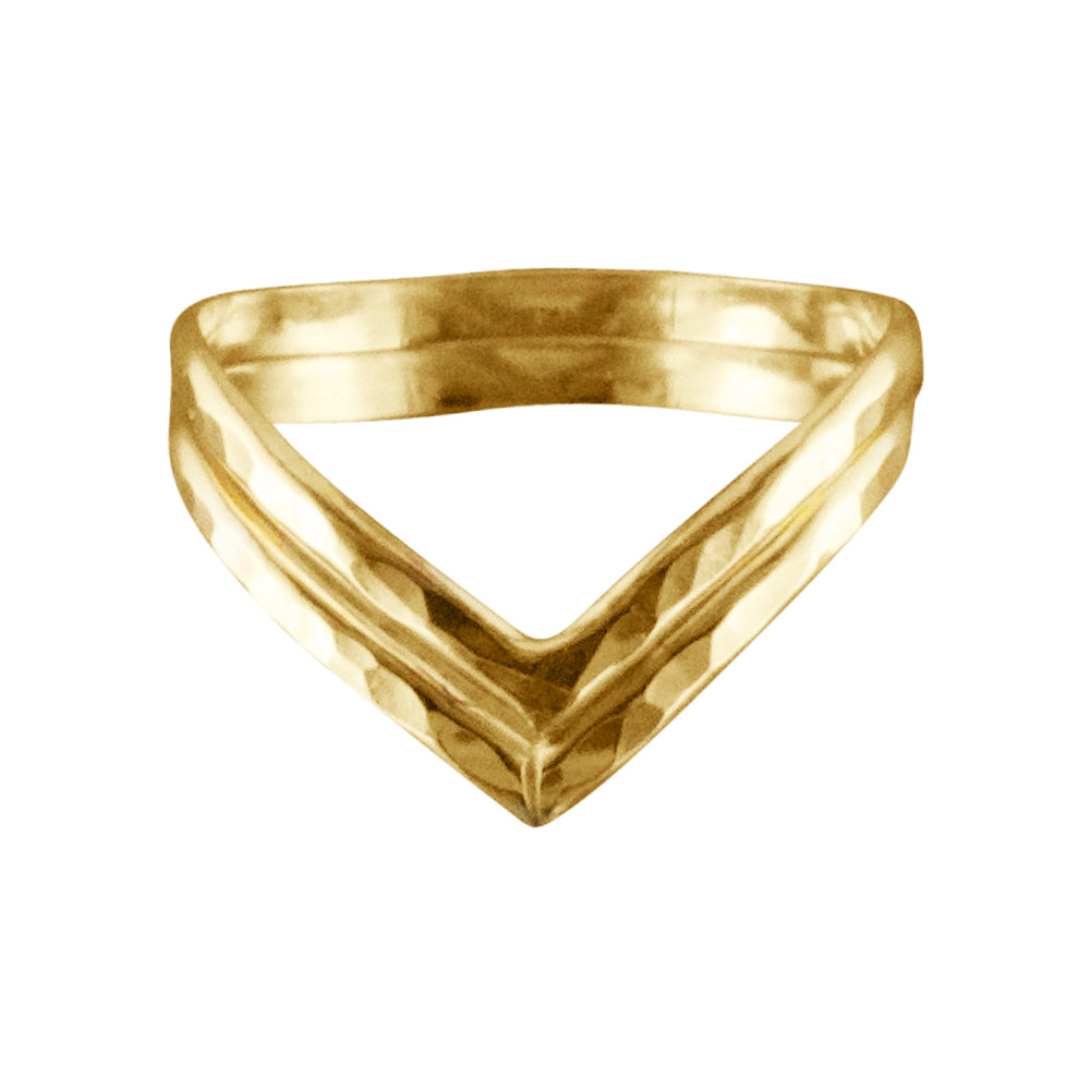 Double V - Gold Filled Toe Ring - TR16 GF