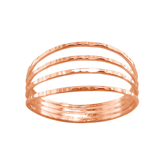 Four Wire - Rose Gold Filled Toe Ring - TR10 RG
