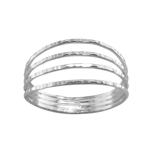 Four Wire - Sterling Silver Toe Ring - TR10 SS