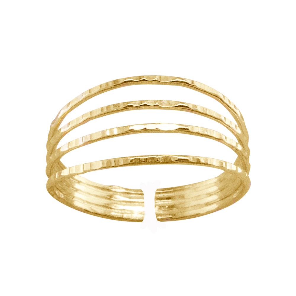 Four Wire - Gold Filled Adjustable Toe Ring - TRA10 GF