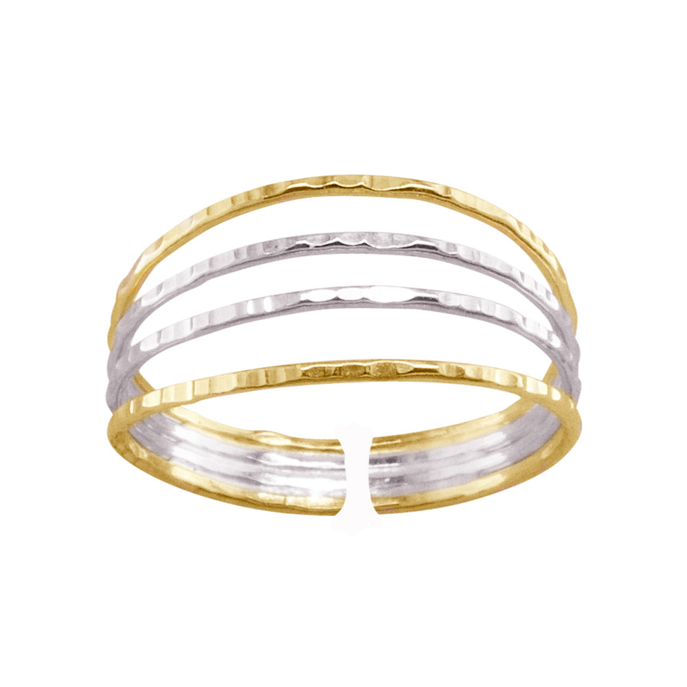 Four Wire - Two Tone Adjustable Toe Ring - TRA10 MX