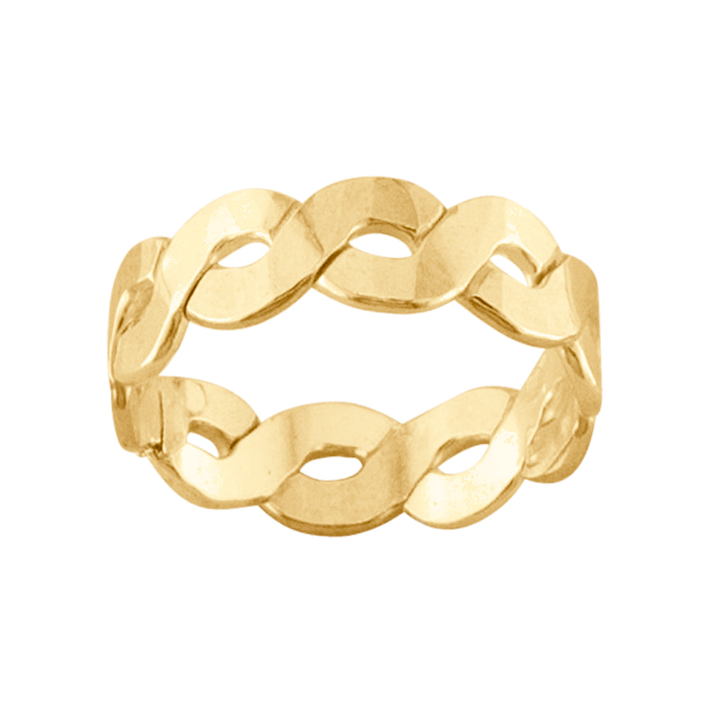 Heavy Braid - Gold Filled Toe Ring - TR46 GF