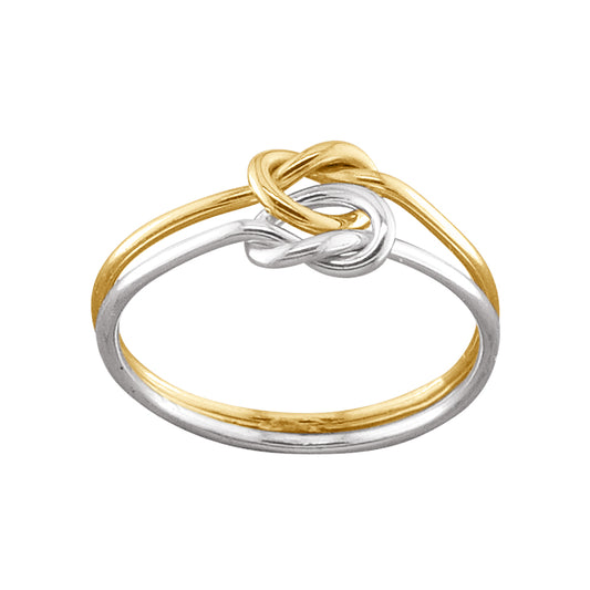Love Knot - Two Tone Toe Ring - TR24 MX
