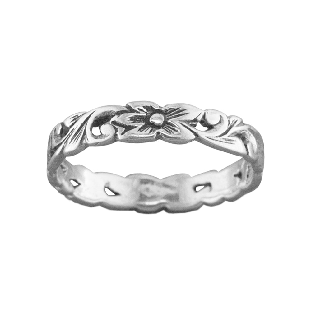 Puanani Lei - Sterling Silver Thumb Ring - TH51 SS