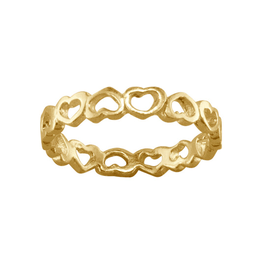 Sweethearts - Gold Vermeil Toe Ring - TR07 GV