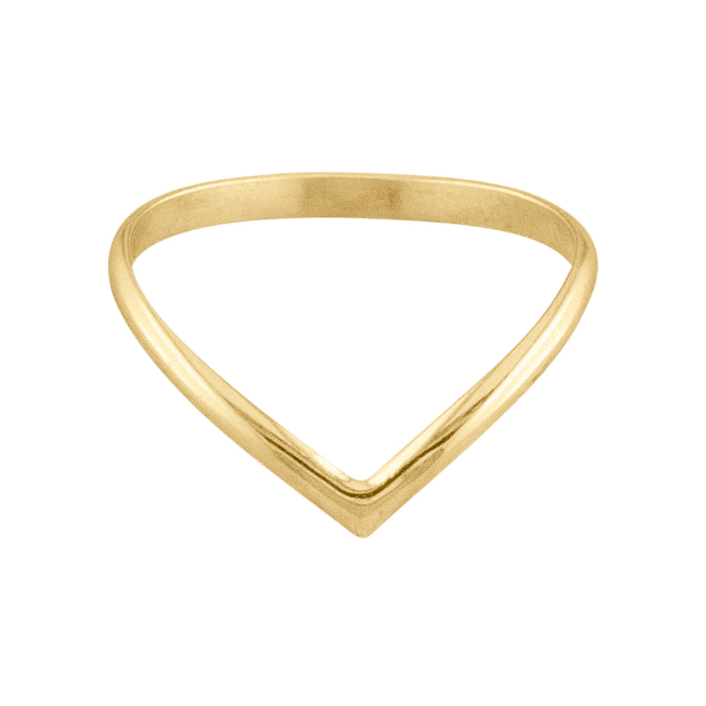 The V - Gold Filled Toe Ring - TR14 GF
