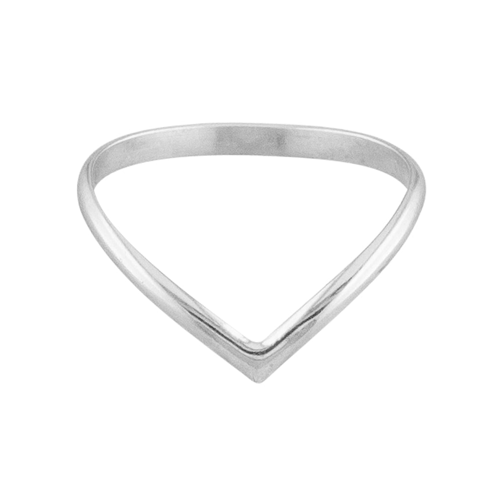 The V - Sterling Silver Toe Ring - TR14 SS