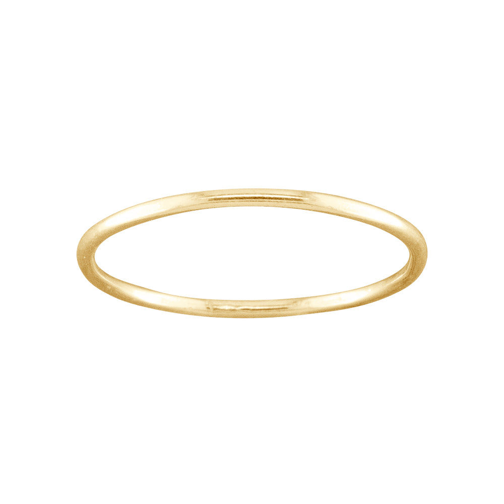 Thin 1mm - Gold Filled Toe Ring - TR00 GF