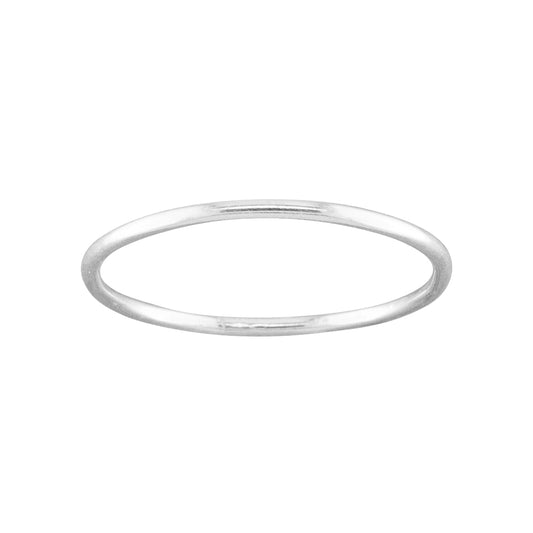 Thin 1mm - Sterling Silver Thumb Ring - TH00 SS