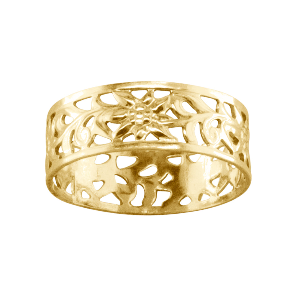 Wildflower - Gold Vermeil Thumb Ring - TH45 GV