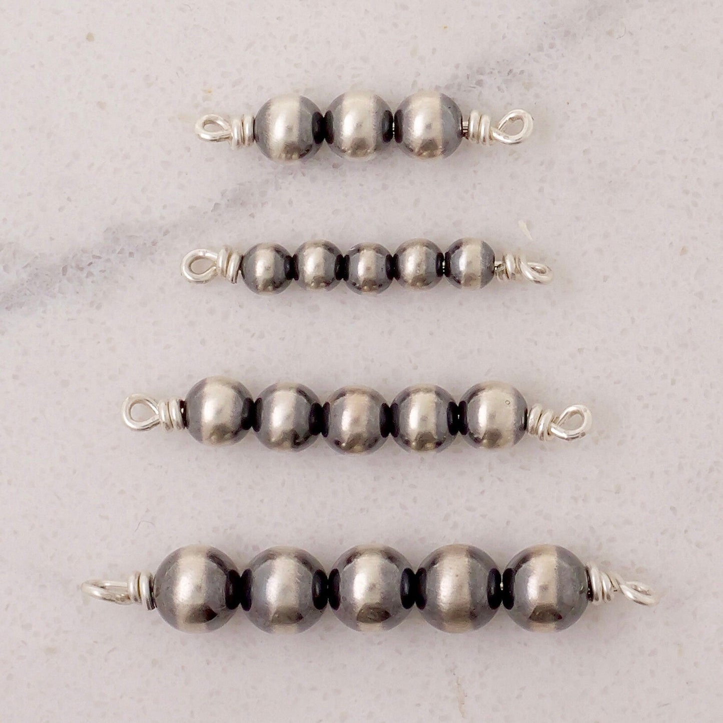 Navajo Pearls Permanent Jewelry Connector Charm