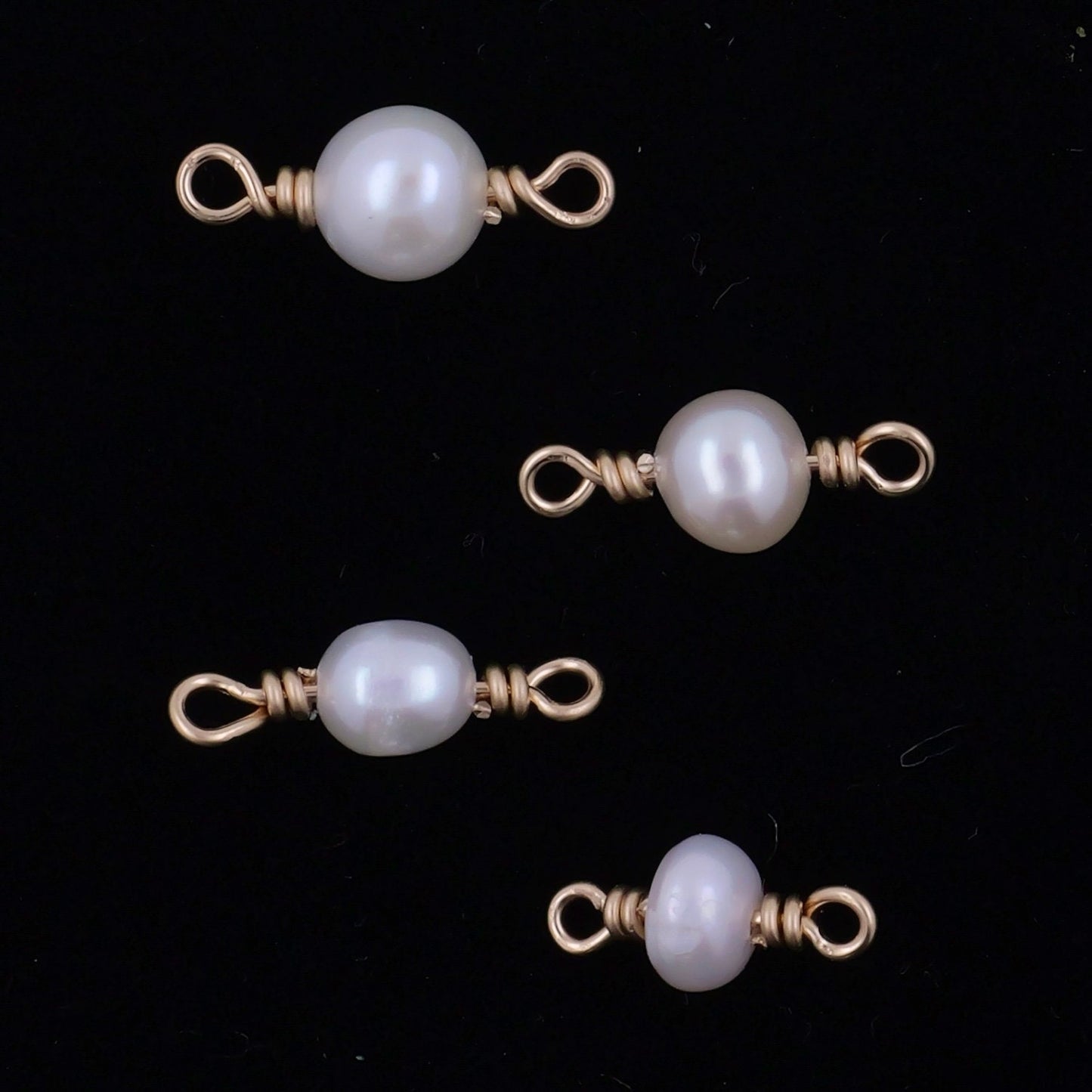 Fresh Water Pearl Permanent Jewelry Connector Charm