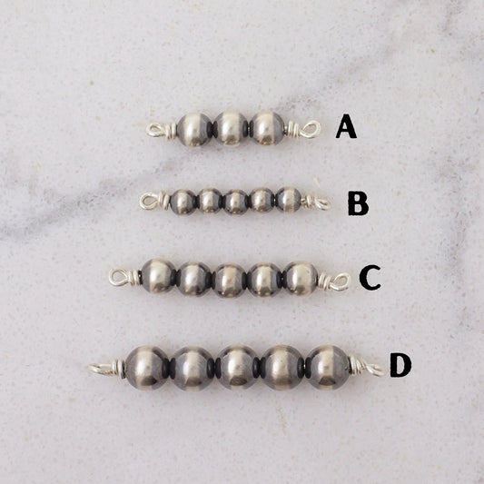 Navajo Pearls Permanent Jewelry Connector Charm