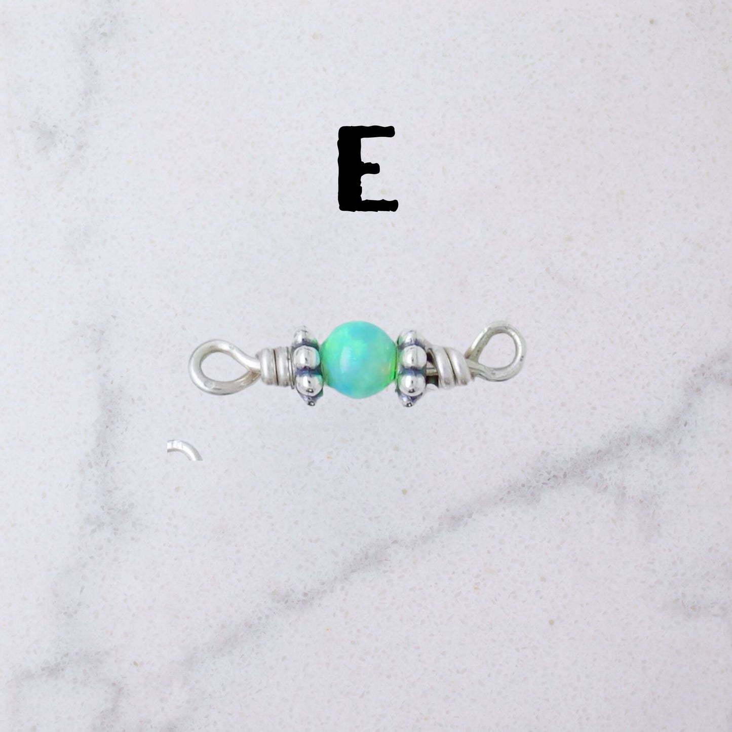 Opal Connector Charm