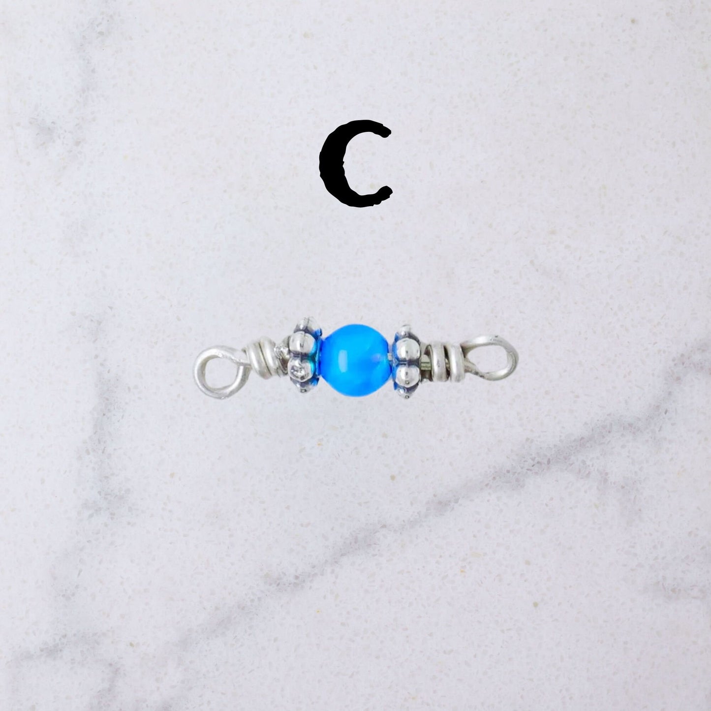 Opal Connector Charm