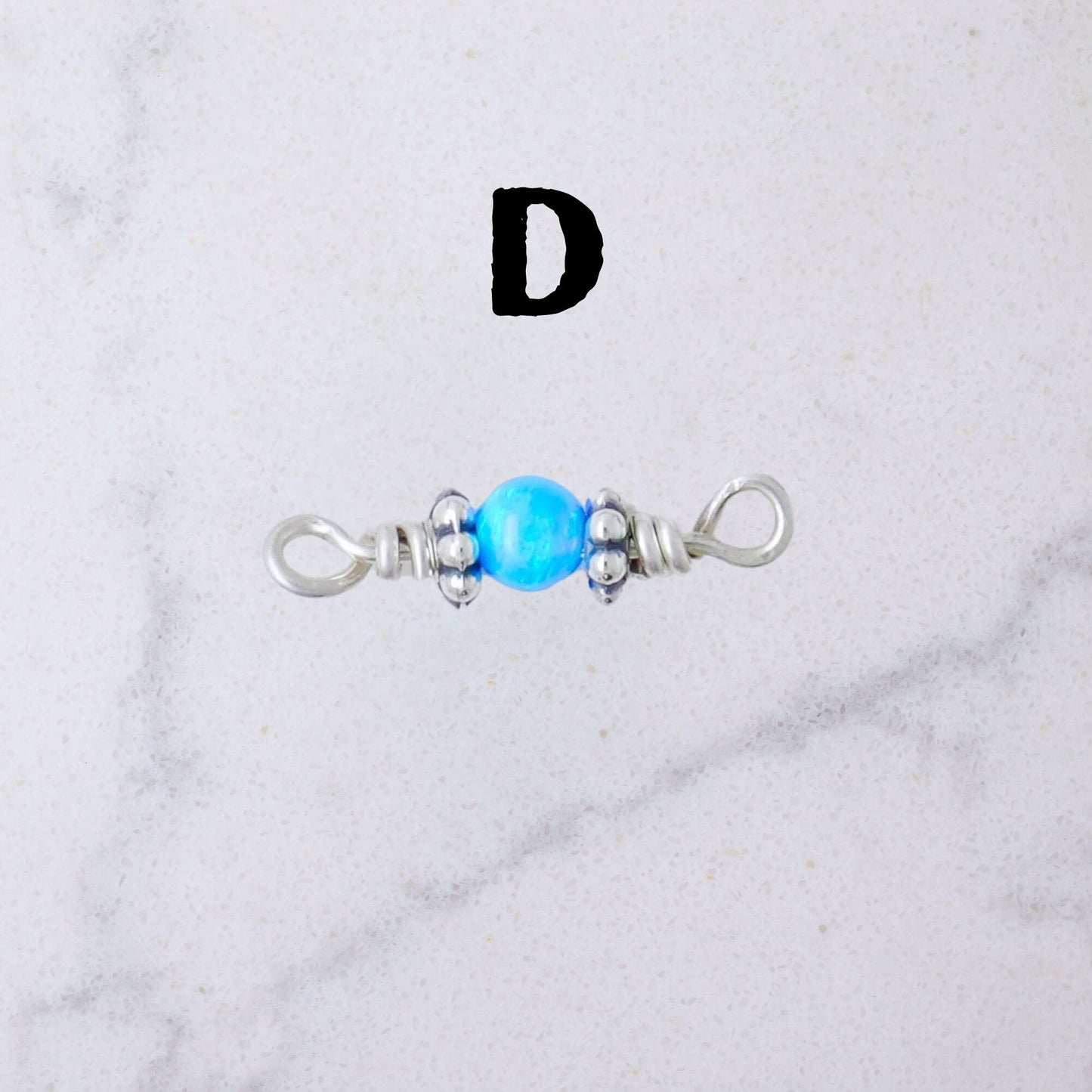 Opal Connector Charm