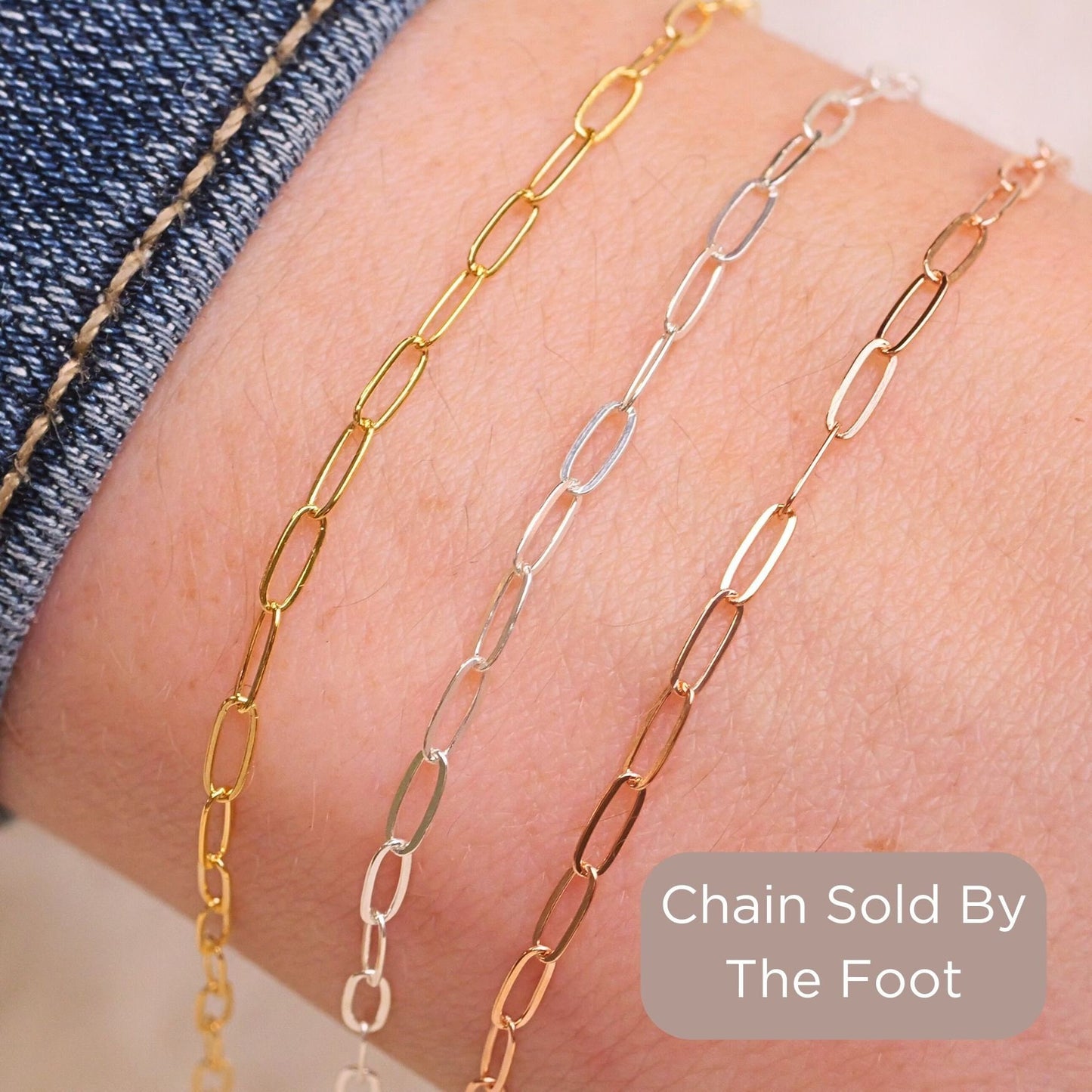 Dainty Paperclip Chain