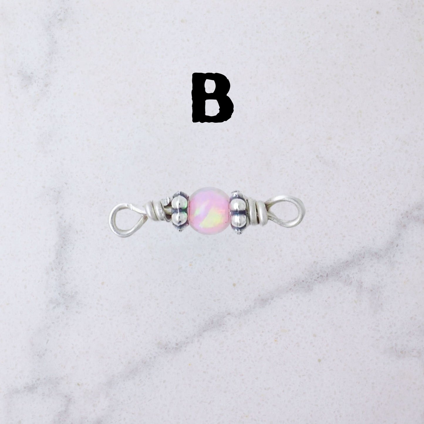 Opal Connector Charm