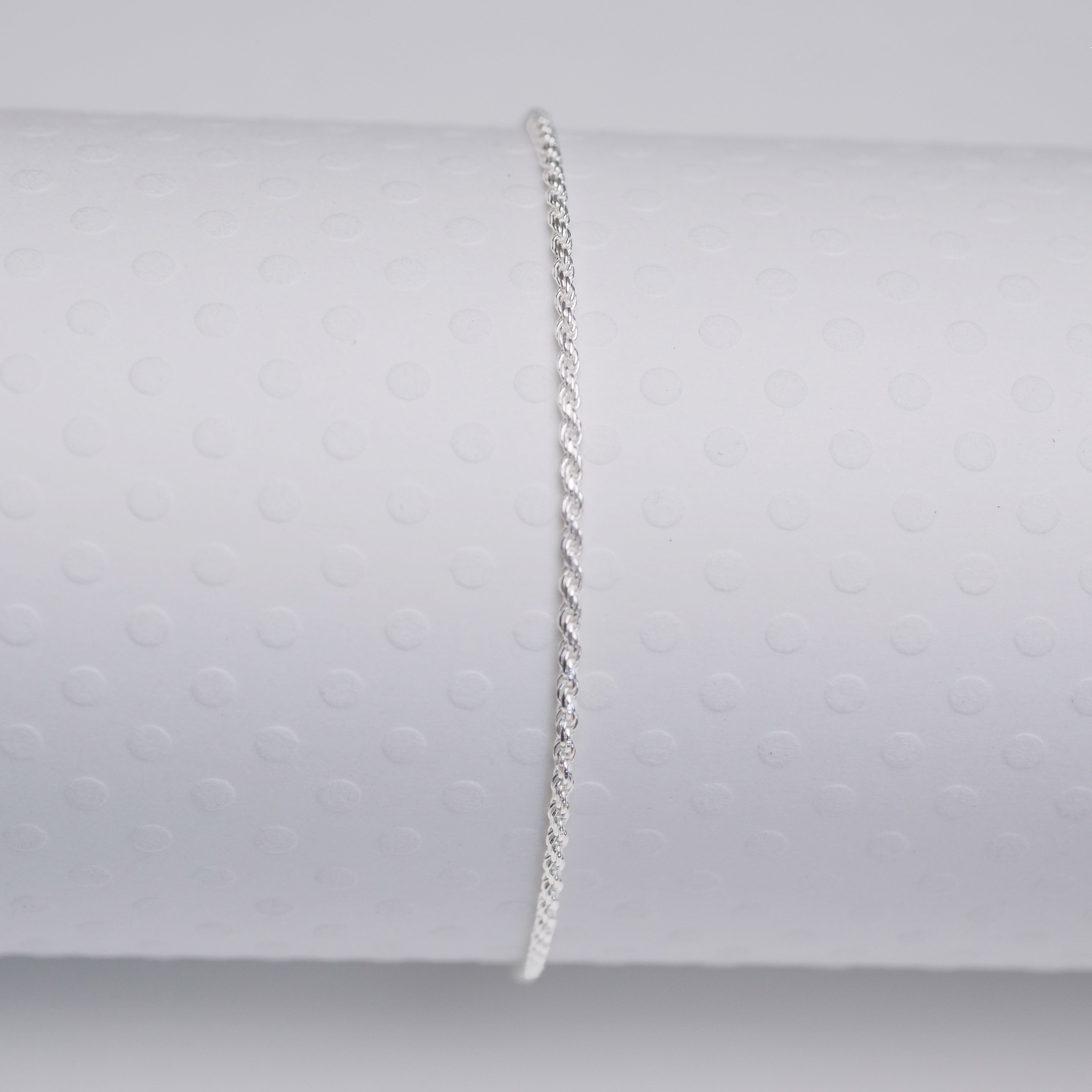 Club Ropes Silver Thin Rope - Sterling Silver Anklet - ANK04 SS – toe ring wholesale